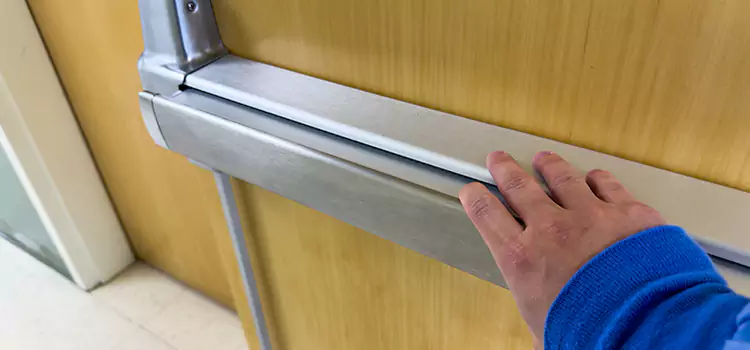 Installing a Push Bar on a Door Ladera Ranch